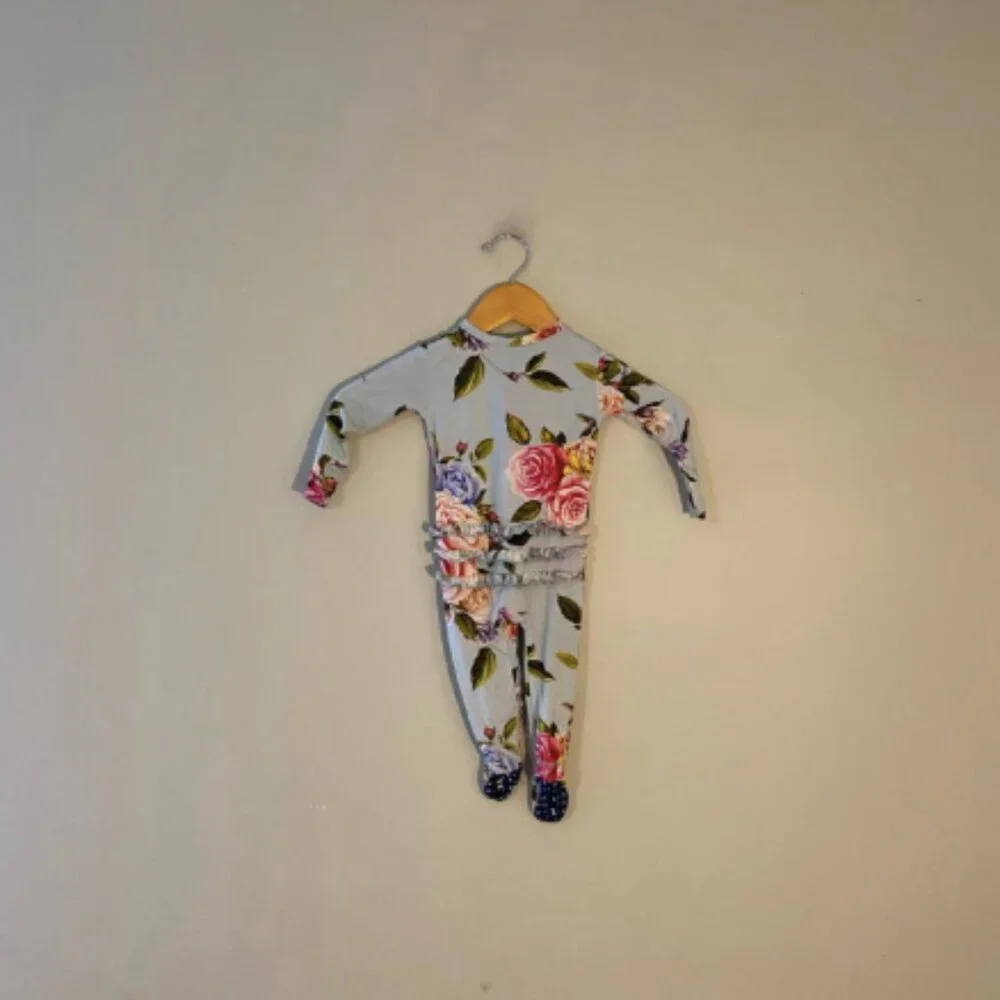 $16 ADD ON Posh Peanut bamboo zippy 6-9M Angel‎ Dear Little Sleepies Halo Kyte